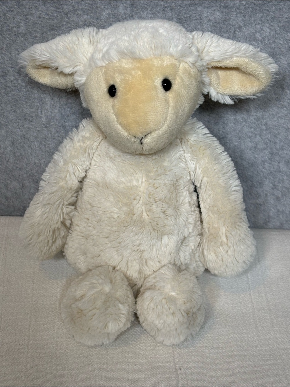 Jellycat Bashful Lamb Medium 12” Retired Soft Plush Stuffed Lovey Animal Toy
